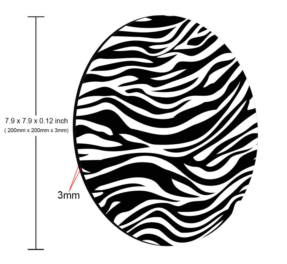 Tennessee Volunteers Black Tri-Star Mousepad - 9.5x7.9 Inch Non-Slip Gaming Mouse Pad For Computers