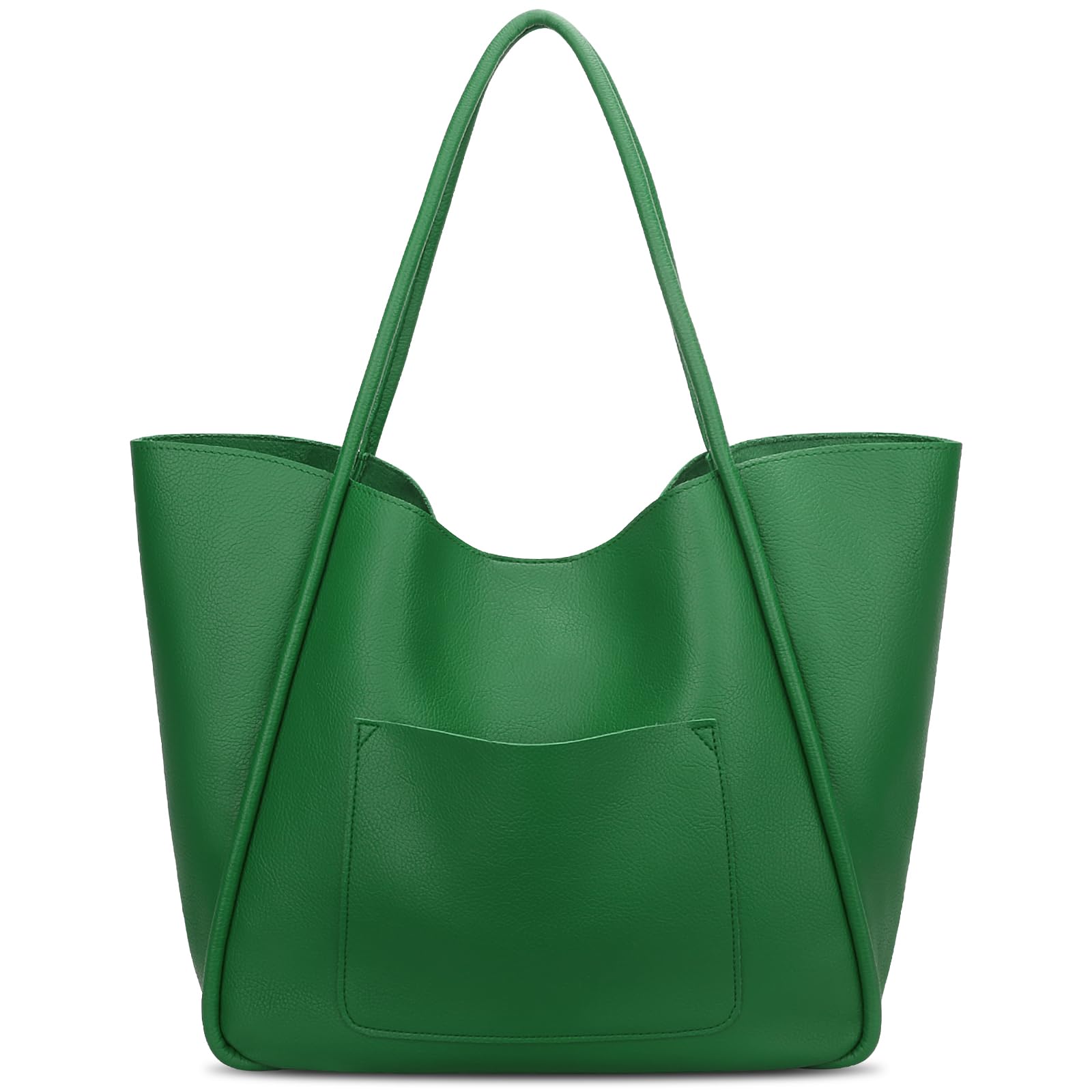 KKXIU Tote Bag for Women Vegan Leather Shoulder Purse Large Capacity Travel Bag