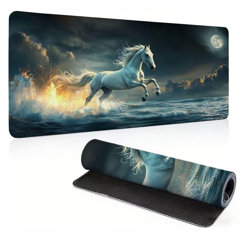 Tapis de souris gaming XXL antidérapant fini les tapis de bureau qui glissent