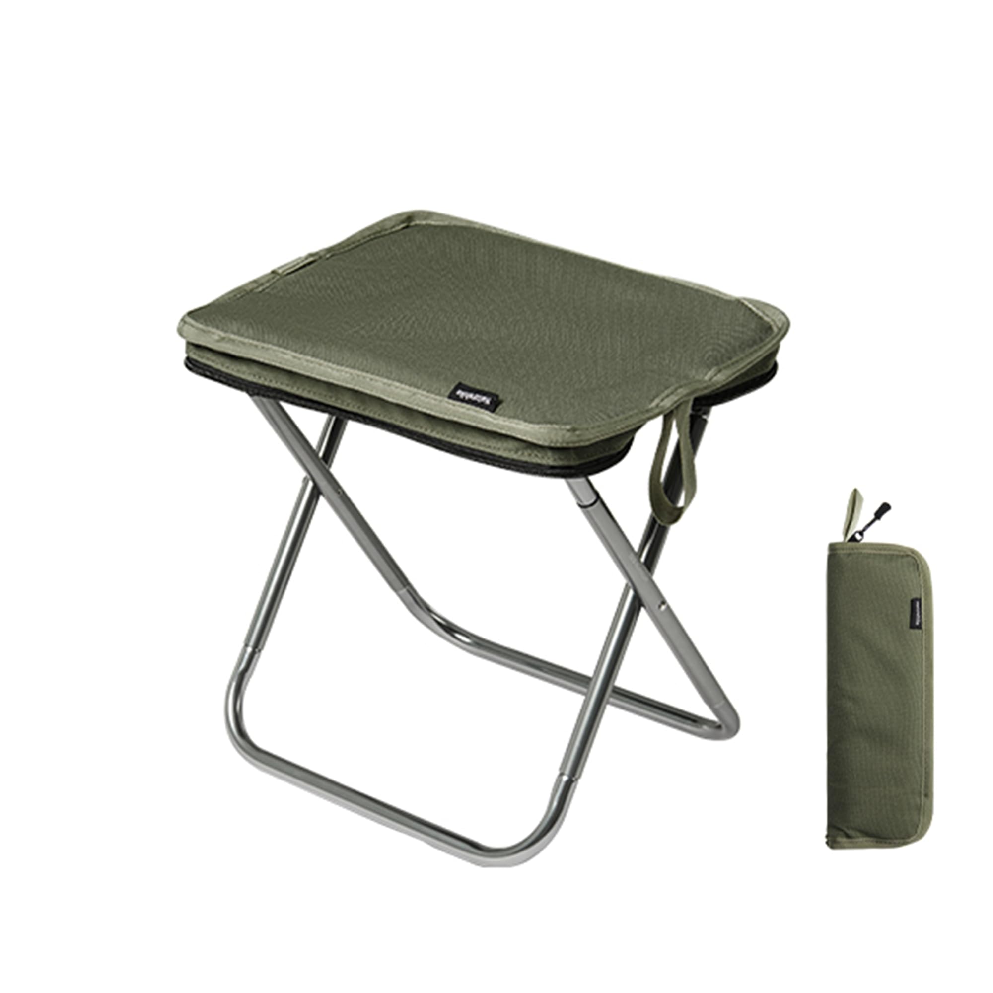 Naturehike Foldable Camping Chair,Ultra Light 0.325kg,X-Shaped Structure,High-Strength Wear-Resistant Aluminum Alloy,180 Kg Load Capacity,Folding Stool Suitable For Outdoor,Fishing,Beach(Green)