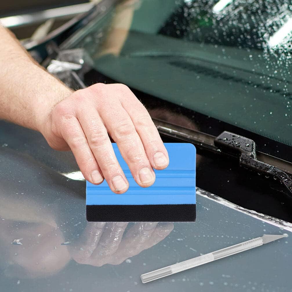 VICASKY 1set Car Window Film Tint Tool Kit Professional Automotive Tinting Tools for Precise Cutting Smoothing for Efficient Window Tint Installation