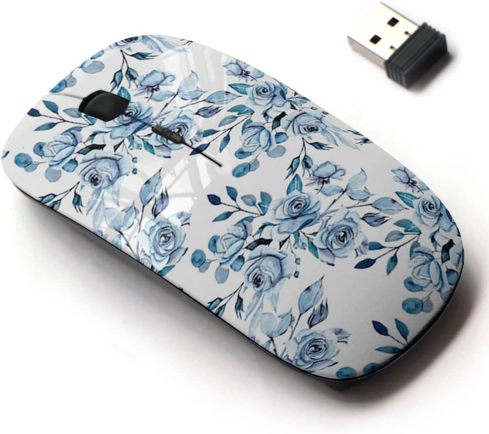 Amazon.com: CJCBROES 2.4G Wireless Mouse with Cute Pattern Design for ...