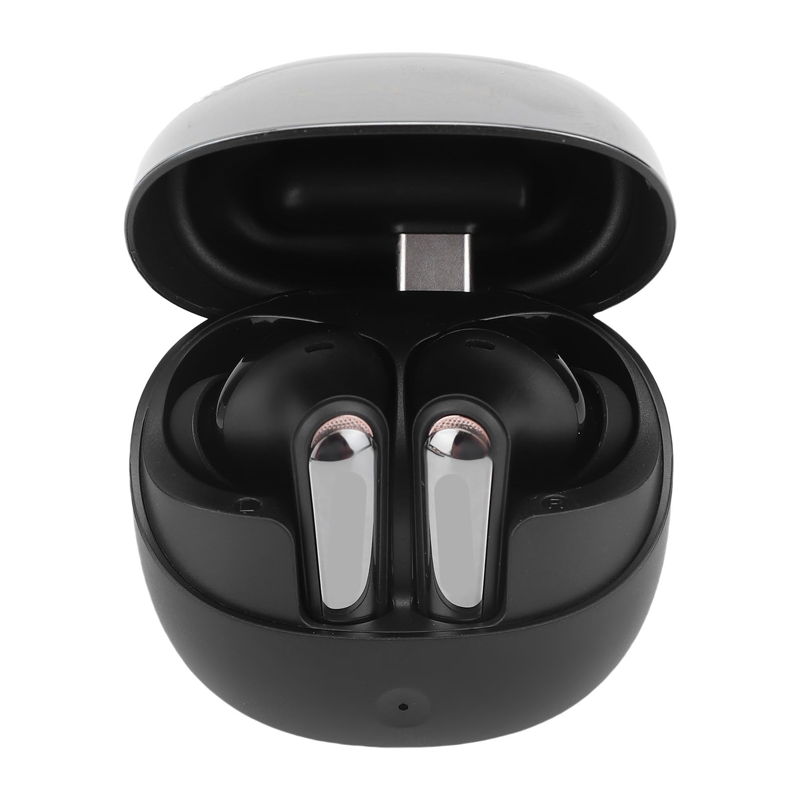 Asixxsix Auricolari wireless per gaming, auricolari dual mode Bluetooth a bassa latenza 2,4 GHz con microfono ENC e dongle USB-C, per telefono (BLACK)