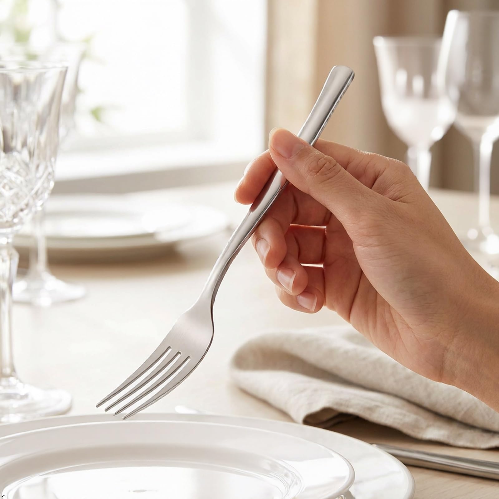 12 Pieces Dinner Forks, Stainless Steel — Amazon image 5