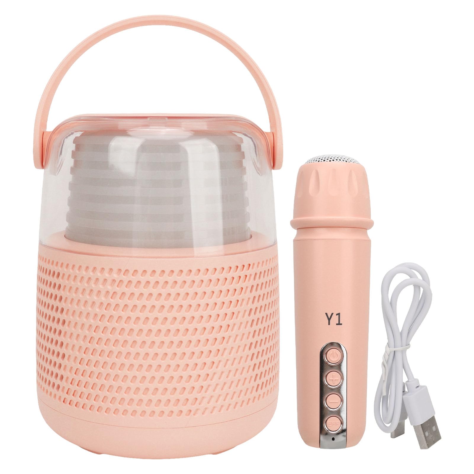 Mini Macchina per Karaoke, Altoparlante Karaoke Portatile Wireless con Trasmissione Stabile per Feste di Compleanno per Bambini (Generic7o264uqxsf-11)