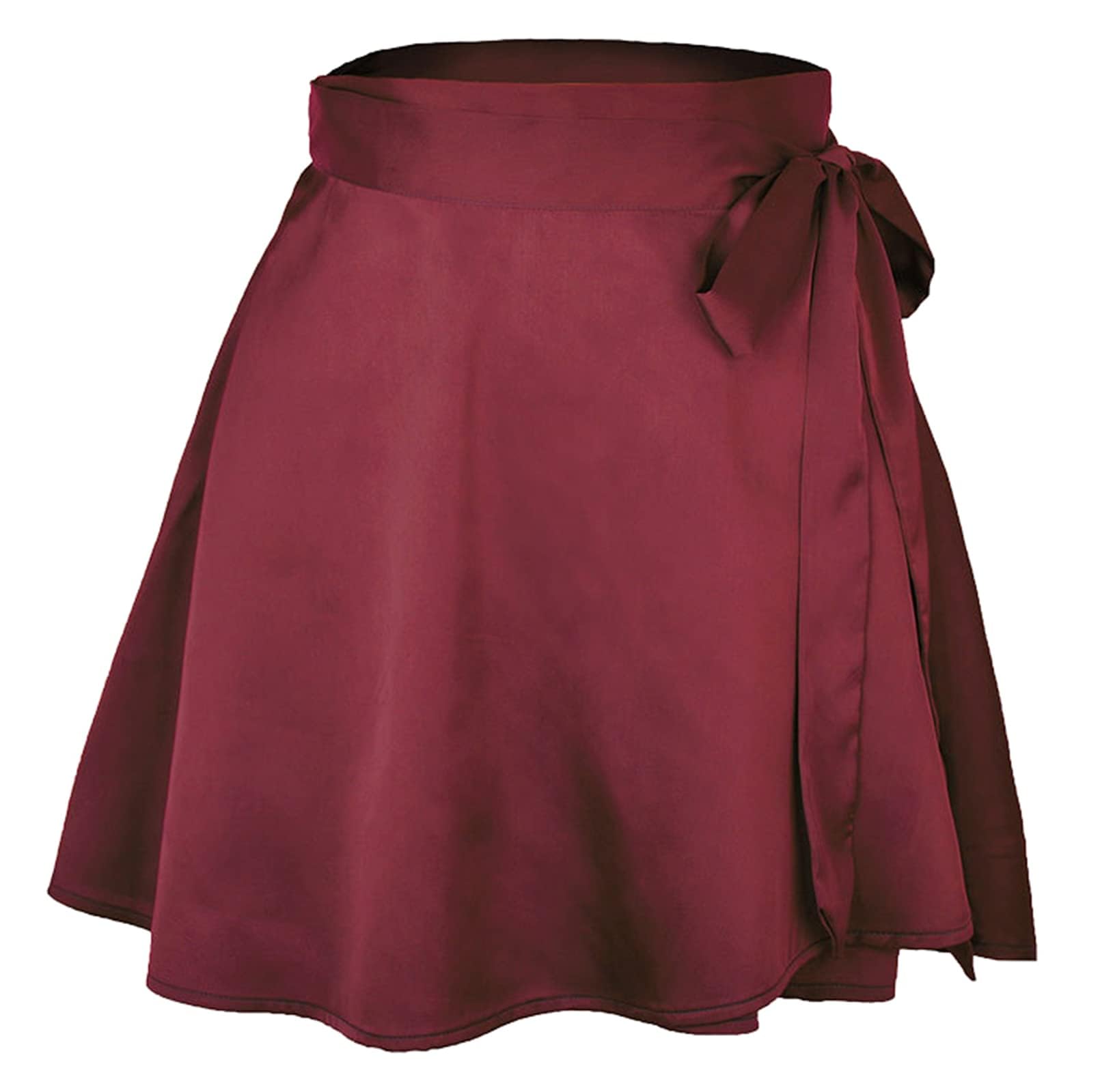 SANGTREE Women's Hawaiian Summer Beach Satin Wrap Skirts