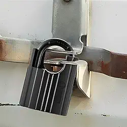 Cadeado resistente com 4 chaves contêiner de armazém garagem obturador portão trava de galpão - cadeados de armário (50 mm)