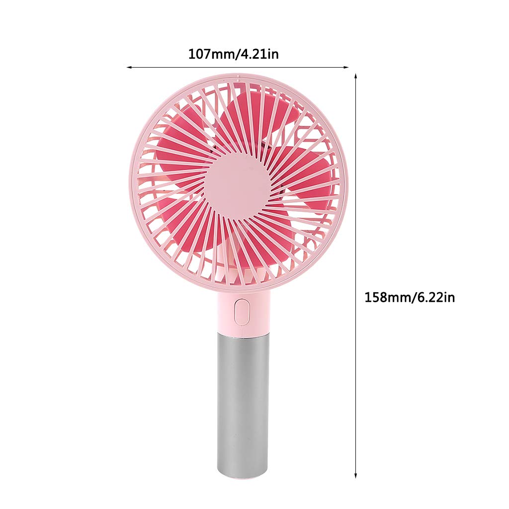 Ventilateur de refroidissement personnel d'extérieur à 3 vitesses - Portable - Outil de refroidissement USB - Cadeau d'été pour homme et femme
