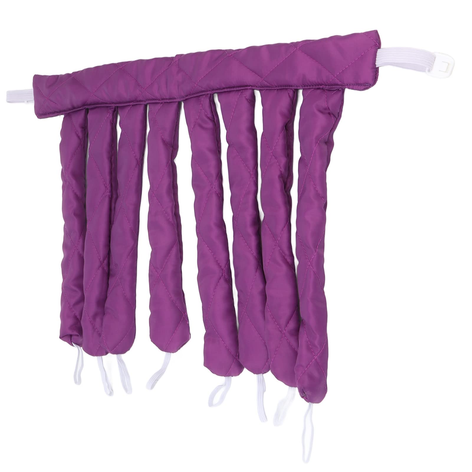 Octopus Hair Curler, Heatless Hair Roller 2pcs Cotton Styling Tool for Women Girls for Home for Thick Thin Hair(Purple) - Image 4