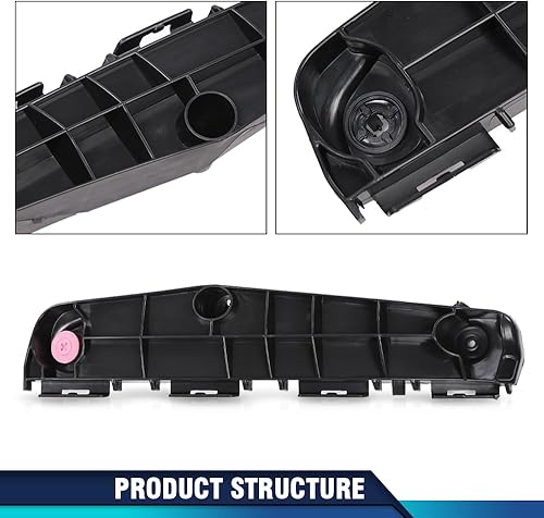 Miniatura 151 de PIT66 Soporte de parachoques delantero compatible con Hyundai Sonata 2011-2015 2 piezas soporte de parachoques delantero izquierdo y derecho