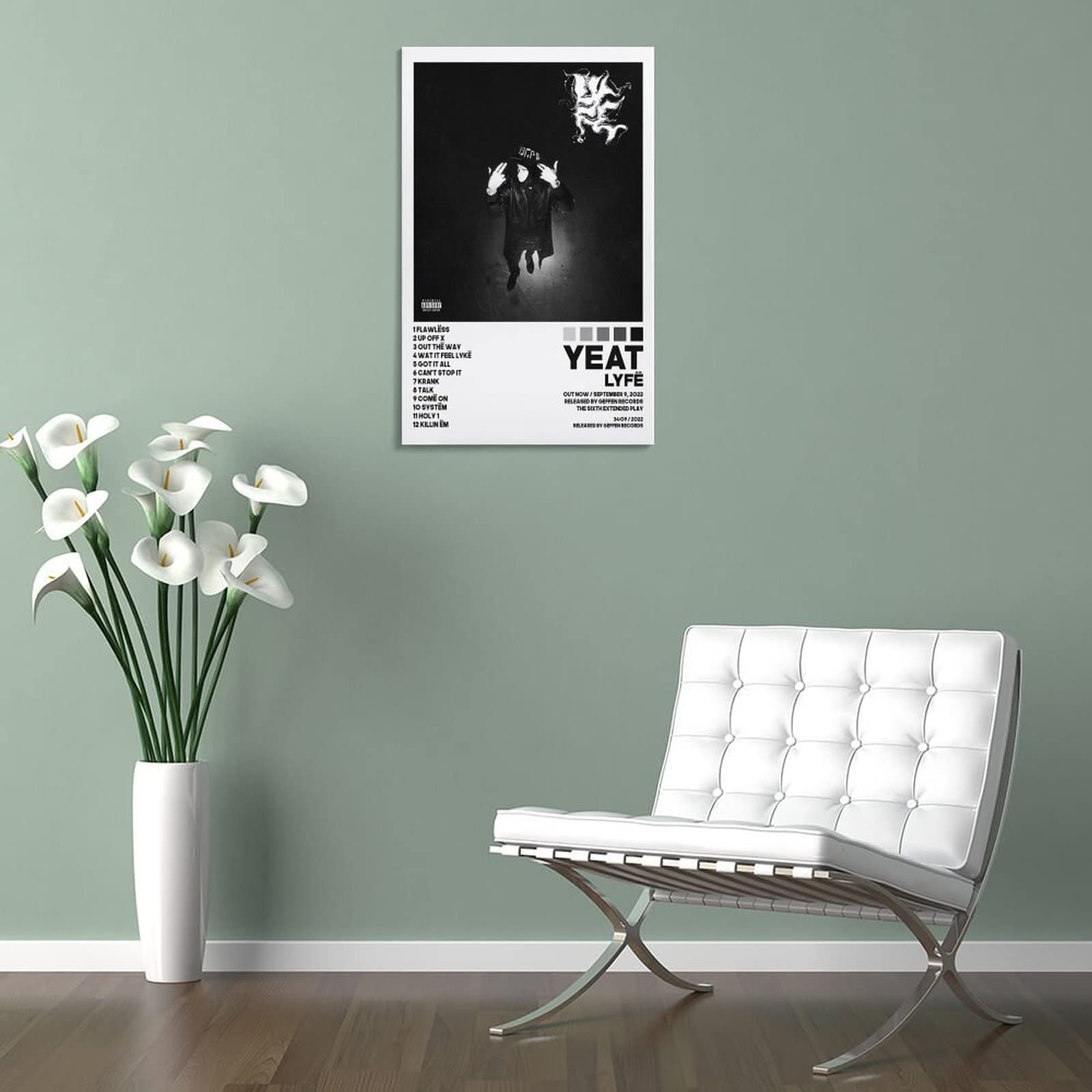 Amazon.com: Yeat Poster Lyfe Poster Album Cover Posters for