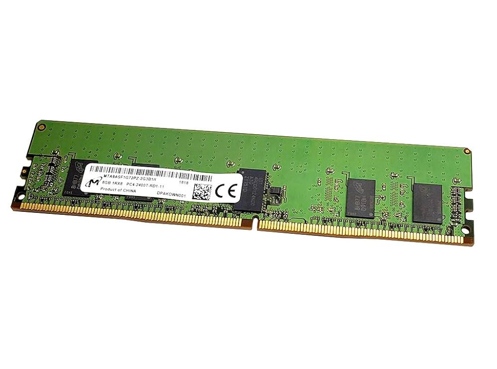 Micron 8GB PC4-19200 DDR4-2400MHz ECC Registered CL17 288