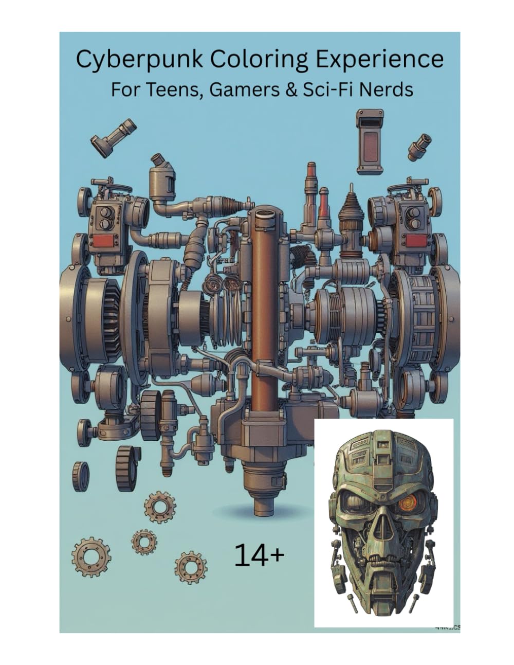 Cyberpunk Coloring Experience For Teens, Gamers & Sci-Fi Nerds: 14+
