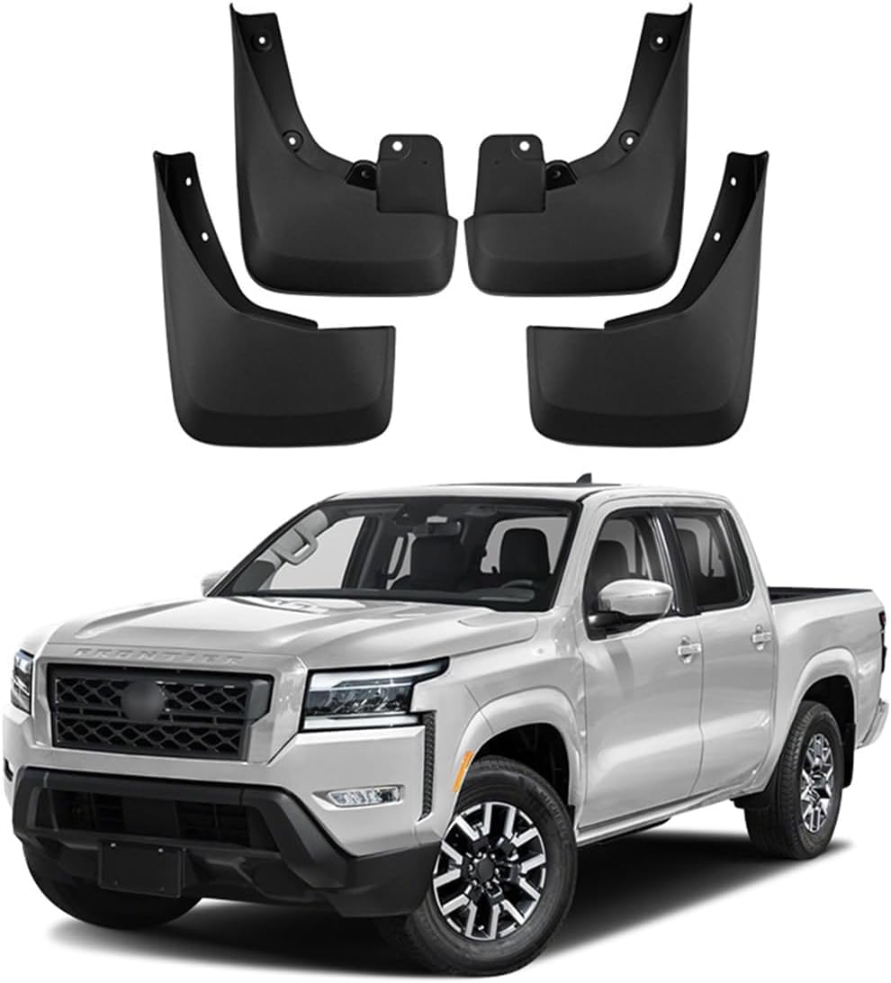 Plkashuc Normal Mud Flaps Car Mudguards For Nissan Frontier S/Sv 2023-2025.