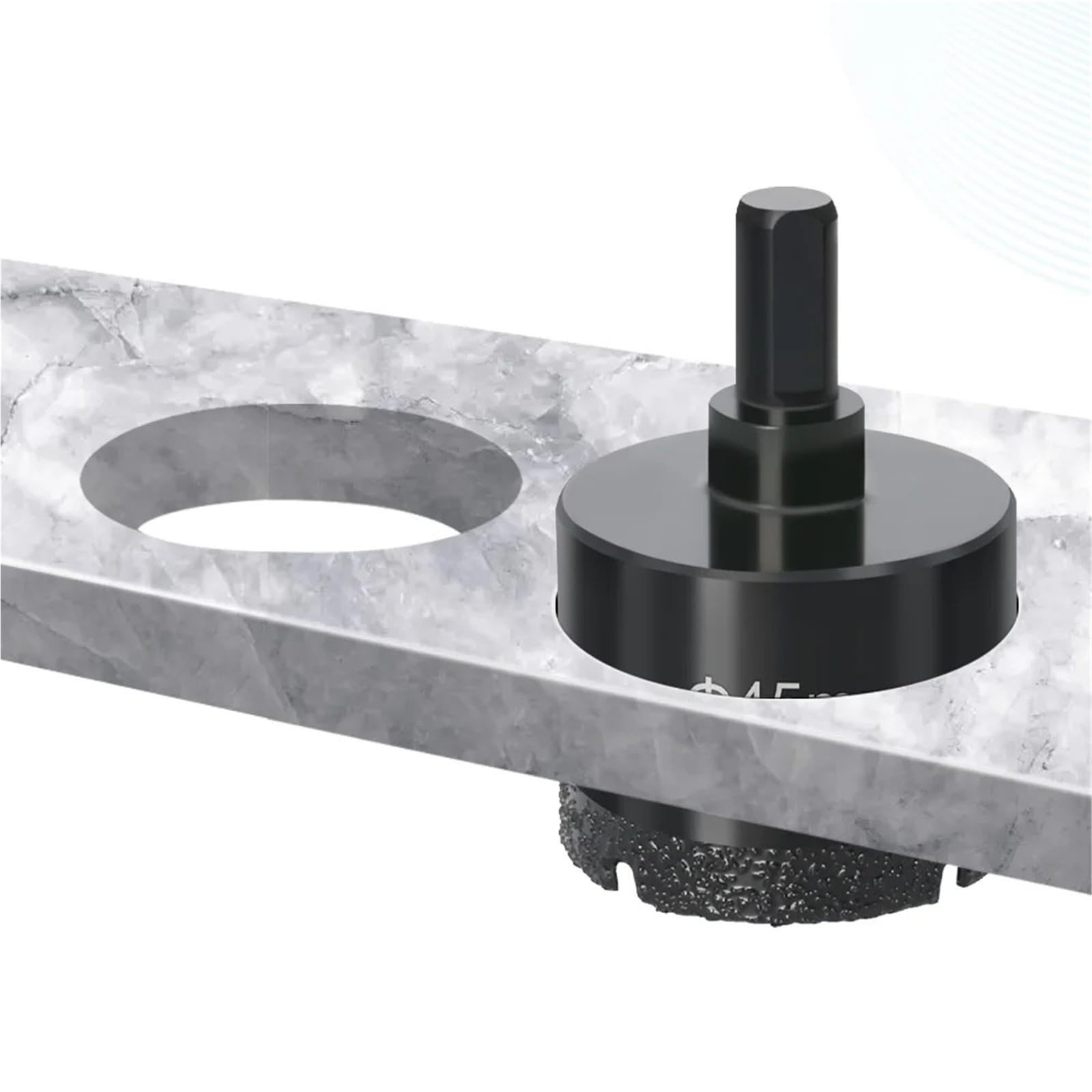 Foret À Sec À Noyau Brasé En Diamant, 5-200mm, For Carreaux De Porcelaine, Marbre, Verre, Granit, Trou De Scie, Accessoires De Coupe, 1 Pièce(135mm)