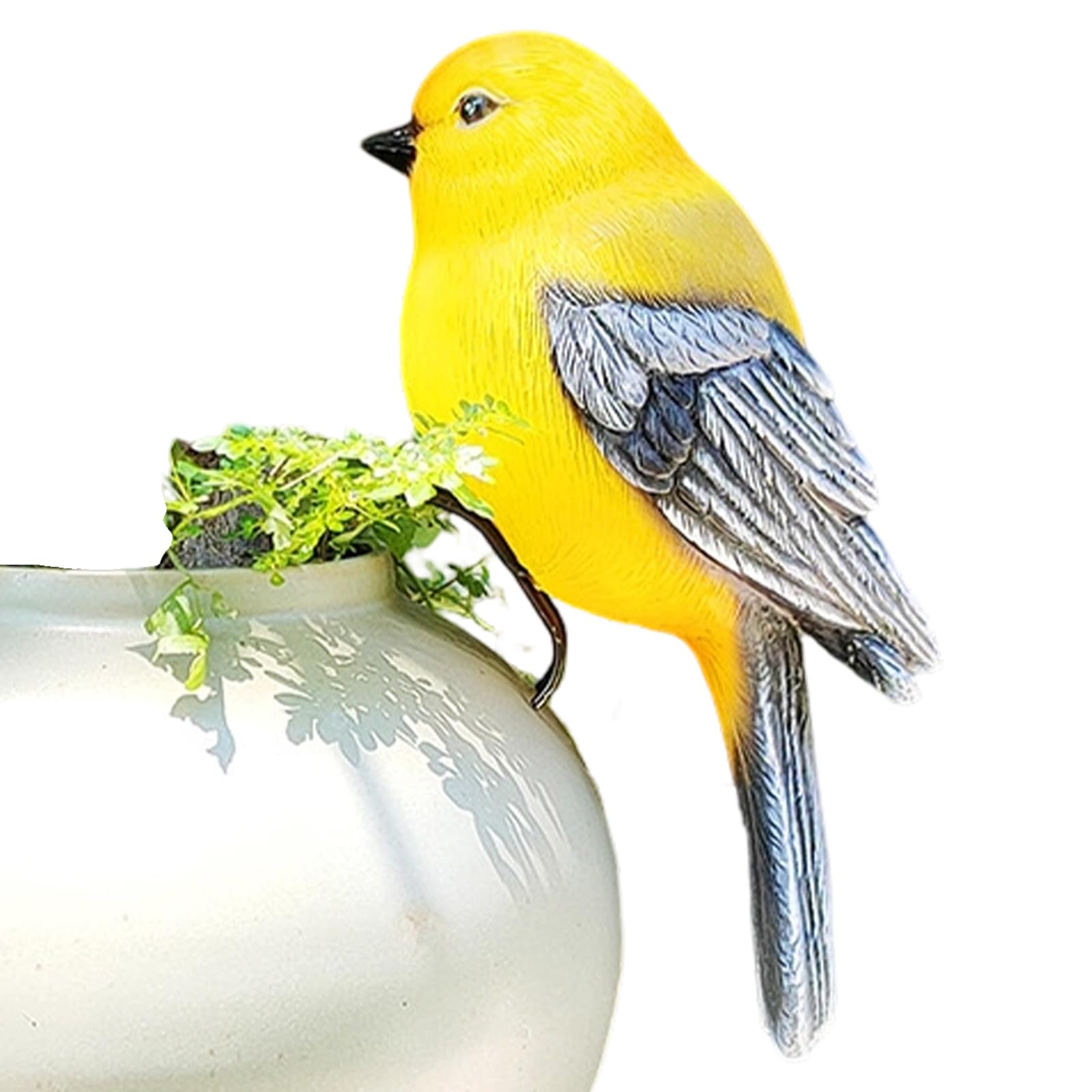 Msioytog Simulation Bird Statue Living Room Ornaments Home Artificial Garden Sculpture Porch Yard Decoration Weather Resistant Bird Sculpture