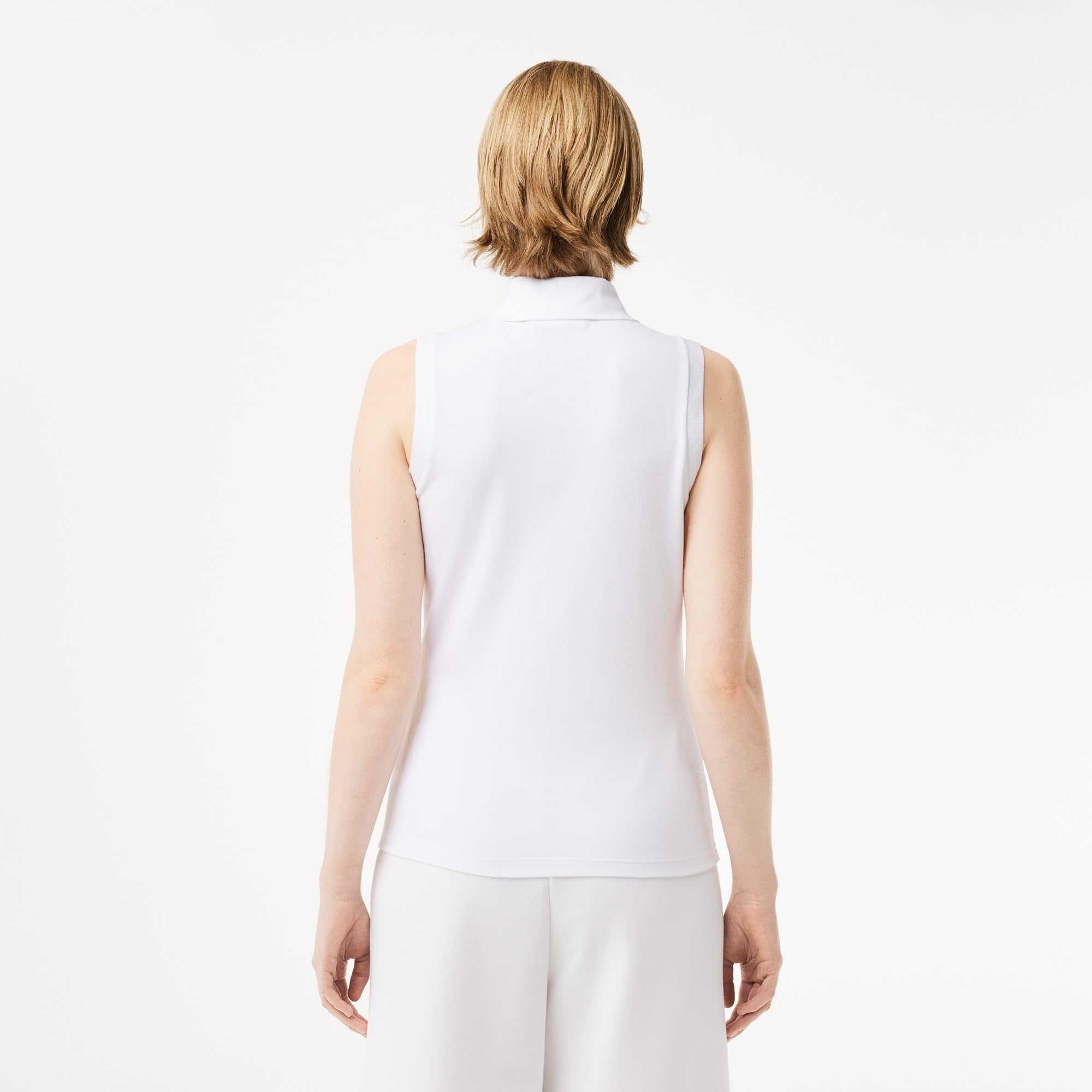Lacoste Polo Sans Manches Slim Fit Femme
