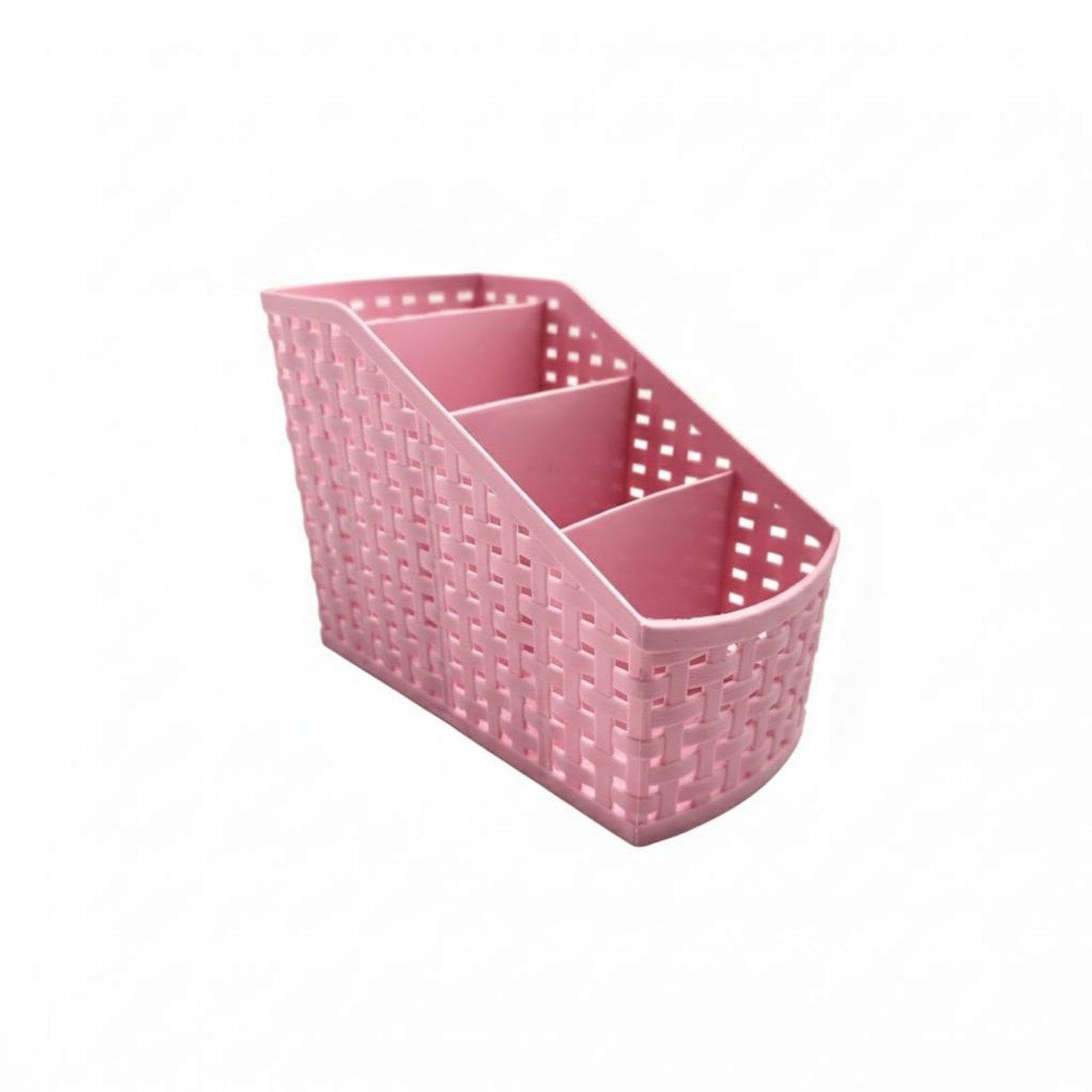 Set di 6 Portapenne Da Scrivania in Plastica PP, Organizer Da Tavolo, Portaoggetti per Penne, Salvaspazio, Design Inclinato, Ideale per Postazioni di, 6 pezzi