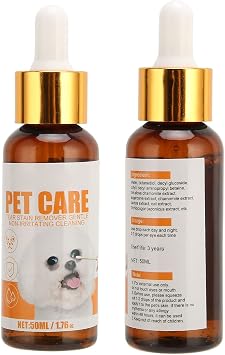 Dog Tear Remover Eye Wash Solution Angel Eyes Gentle Drops for Dog Cat Eye I nfection Treatment Safe Pet Eye Care for Daily Cleaning S tain Reduction
