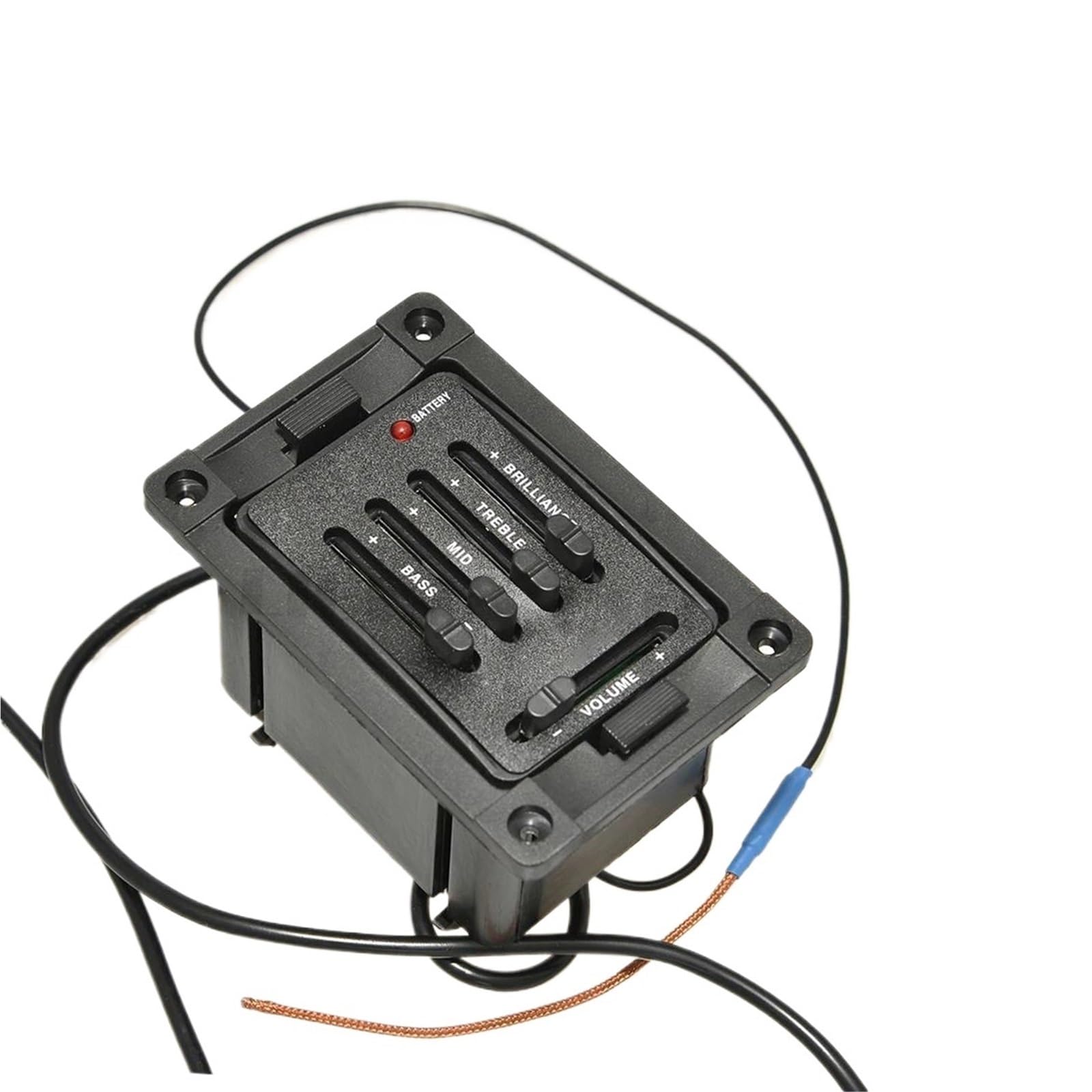 Preamplificatore EQ A 4 Bande 4 Pickup Per Chitarra Classici Per Parti Di Accessori Per Pickup Per Strumenti Acustici Classici