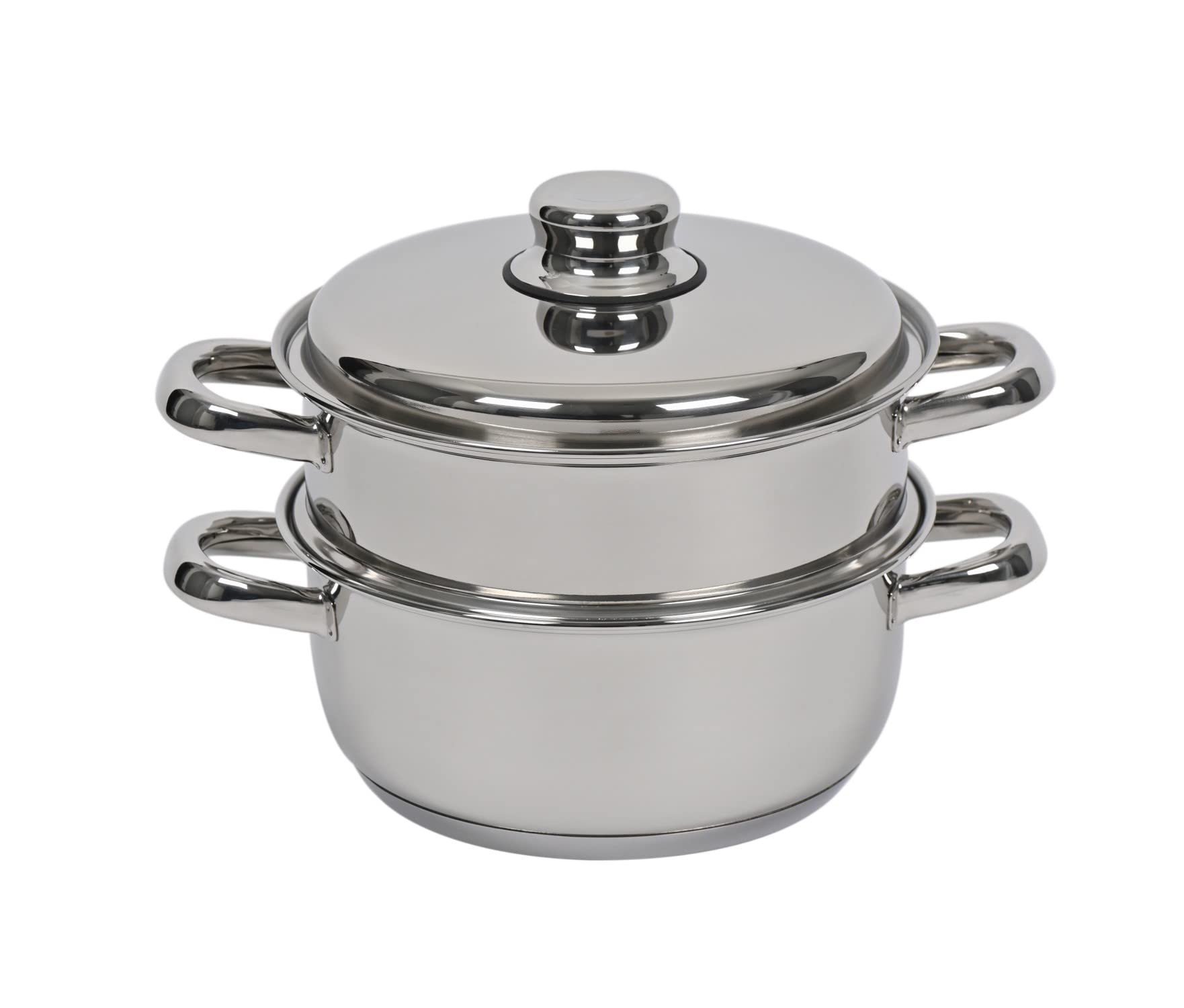 Artame 32520, Cuiseur Vapeur Inox 2 étages, diamètre 20 cm, 2.7 l