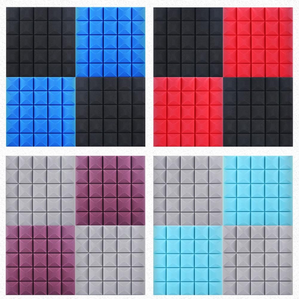 Panele z pianki akustycznej Panele z pianki akustycznej, panele pochłaniające dźwięk(Purple)
