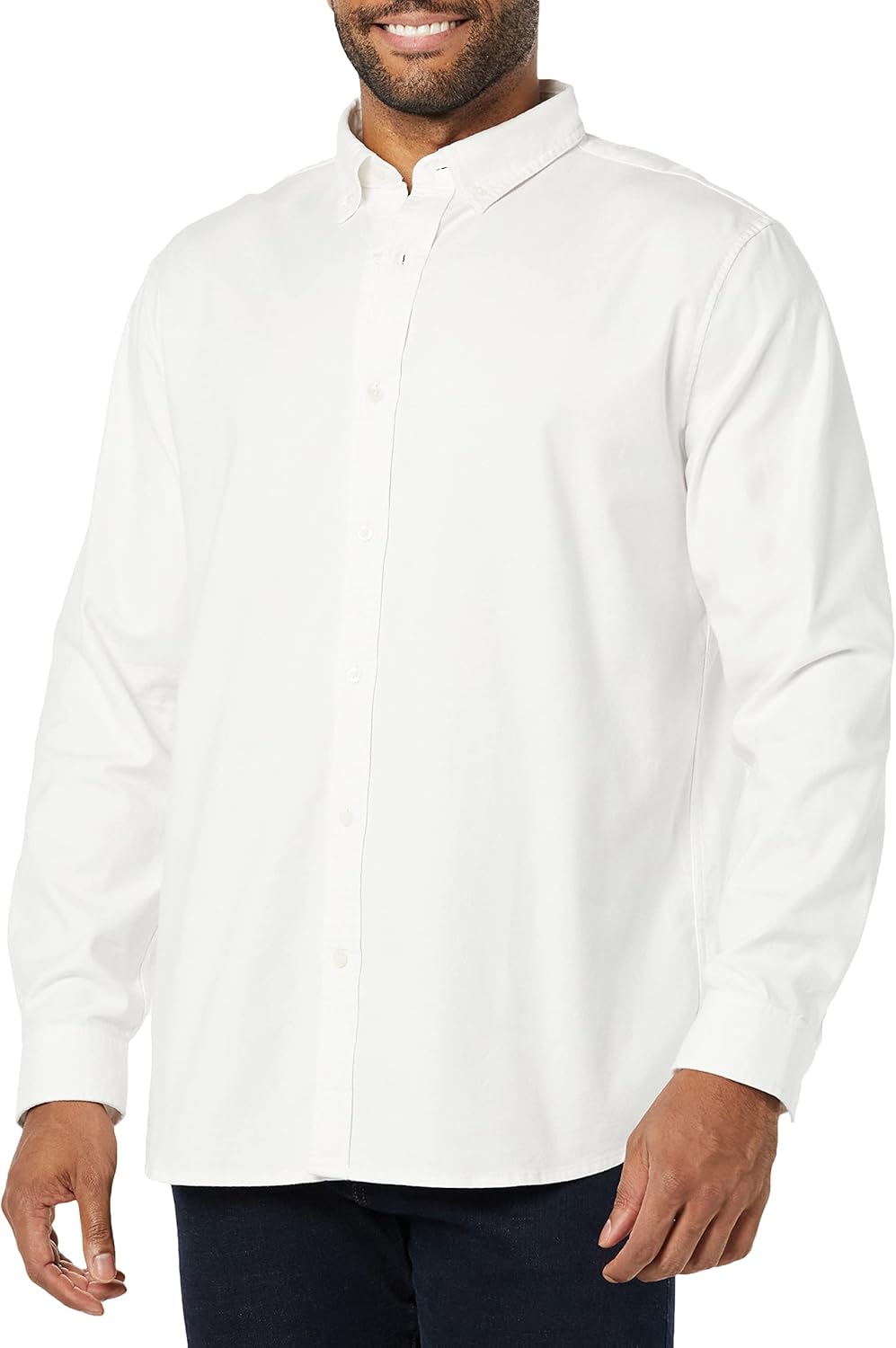 Amazon Essentials Men's Oxford Shirt, Slim-Fit Stretch, Long-Sleeve, Button Up - Image 4