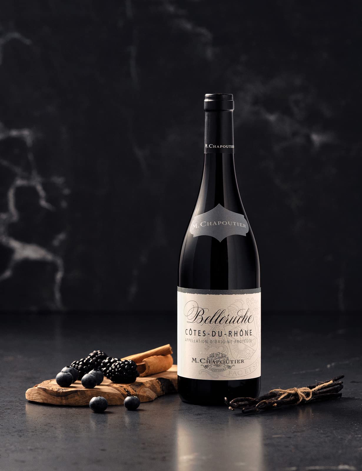 Chapoutier M. Cotes du Rhone AOC trocken - Trockener, aromatischer Rotwein aus Frankreich (6 x 0,7l)