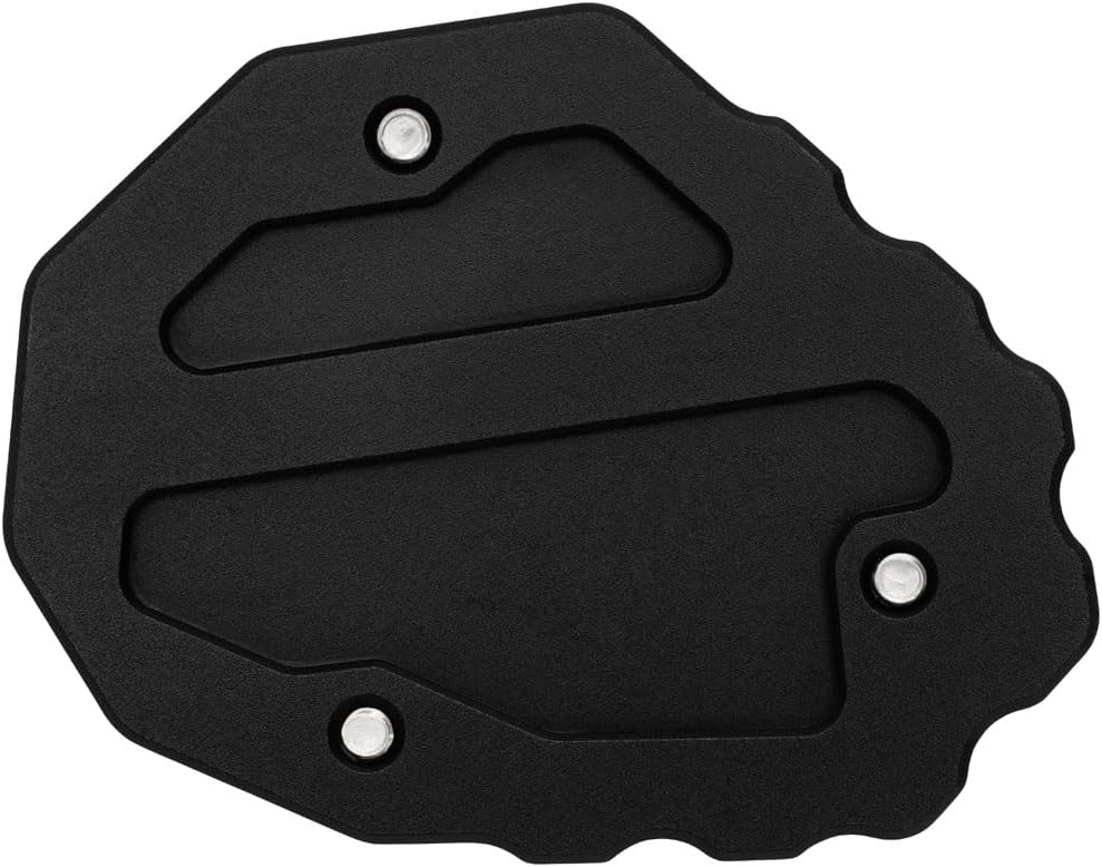 Tusk Billet Side Stand Foot, Black Anodized Aluminum Side Stand Foot Enlarge Contact Area with Hardware Included - Compatible with BMW R1250GS Adventure 2013-2024