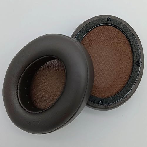 Miniatura 3 de W855BT - Almohadillas de repuesto de piel de proteína para los oídos, piezas de reparación compatibles con auriculares Edifier W855BT (marrón)
