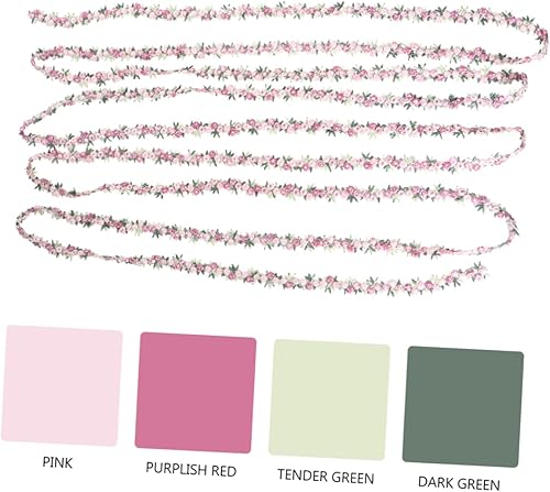 Miniatura 6 de VILLCASE Apliques de adorno de rosa flores rosas para manualidades, apliques de encaje de flores decorativas de encaje de flores de encaje de novia