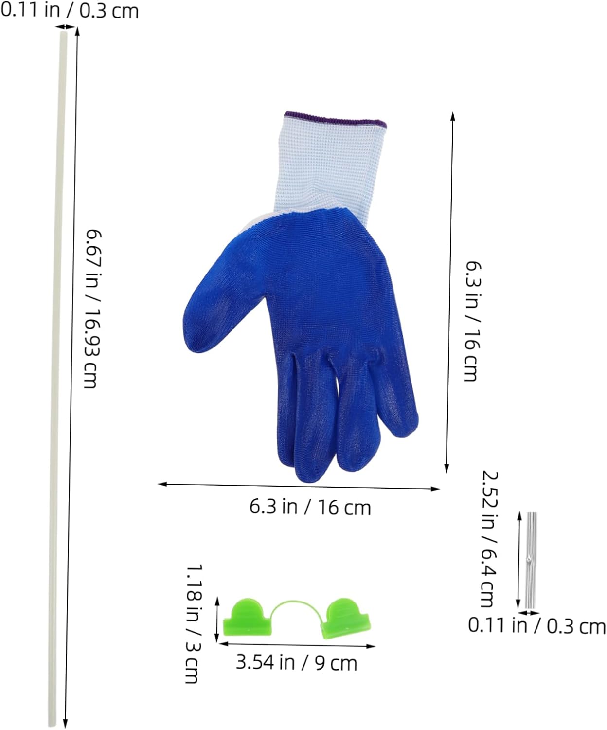 Toyvian 1set Greenhouse for Raised Beds Fiberglass Plant Support Stakes with Arched Hooks for Easy Installation Gardens and Patios for Supporting Garden Fabrics