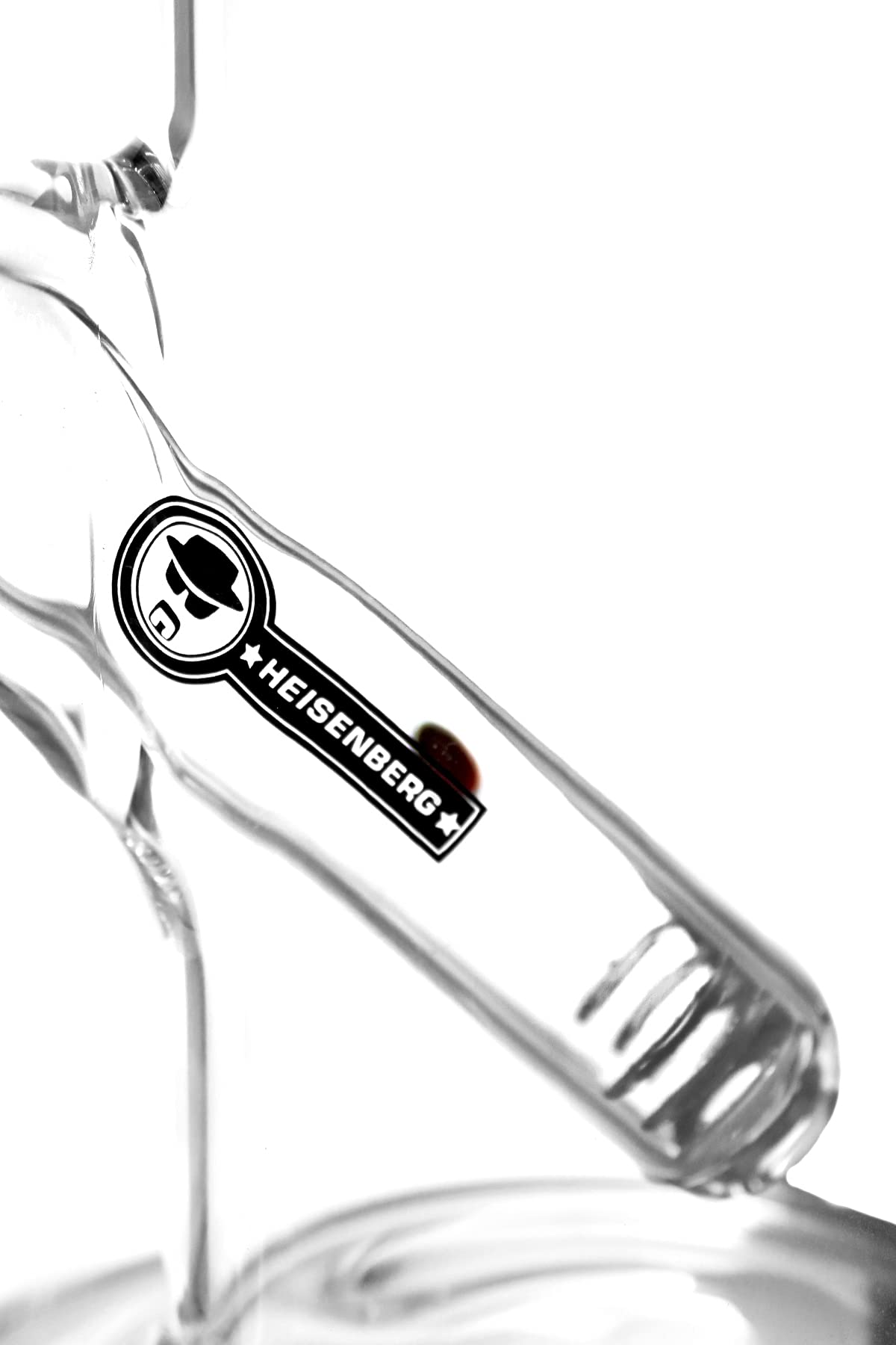 Heisenberg Bulbulator Glasbong mit Doppel Dome Perc NS29 48cm Wandstärke 5mm 29,2er Schliff