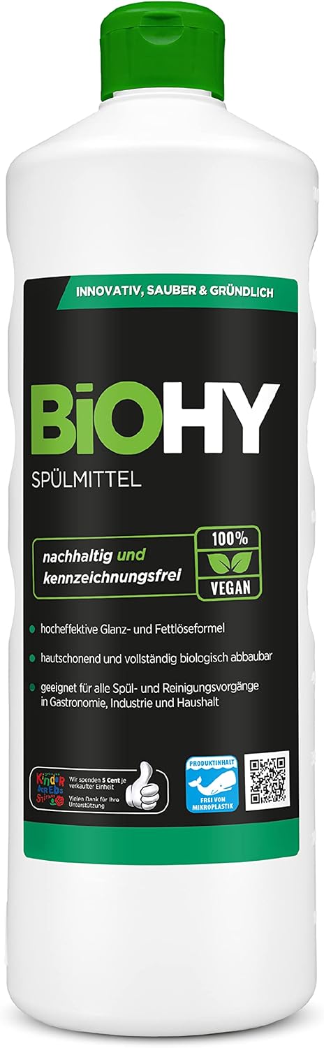 BiOHY Detergent (1l Bottle), Liquid, 1 l (Pack of 1)