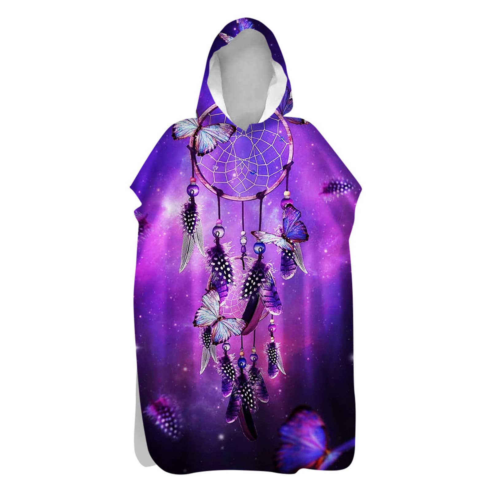 Poncho De Bain Adulte/enfant Chickwin - Microfibre à Séchage Rapide - Avec Capuche - Pour Plage, Piscine, Surf