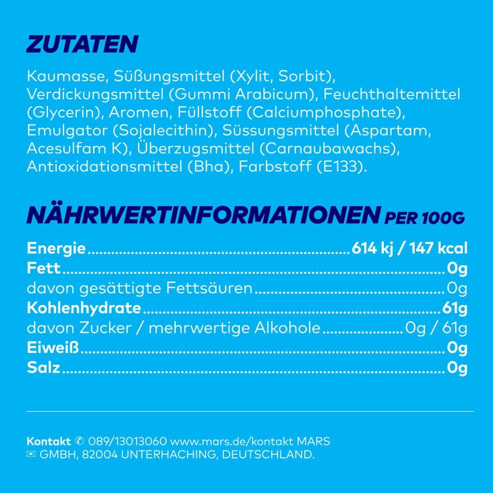 Extra Professional Fresh Strong Mint, Zuckerfreier Kaugummi, Multipack mit 30x10 Dragees, Für frischen Atem