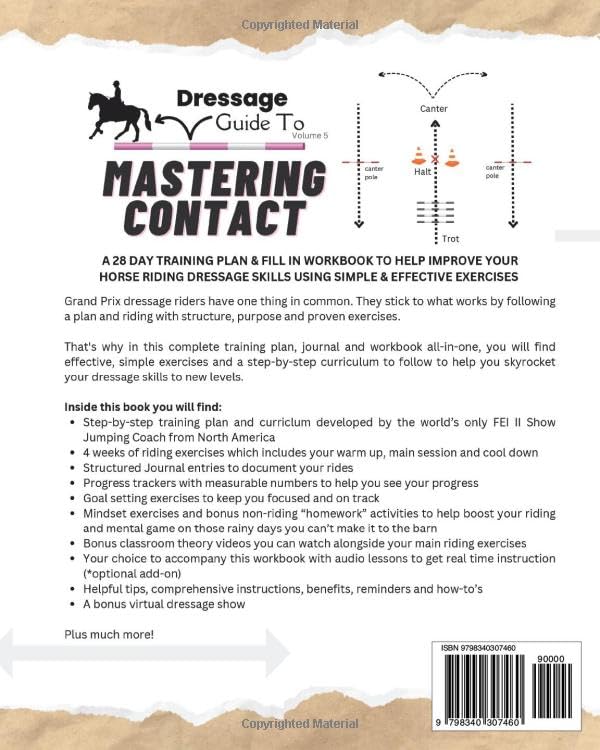 Dressage Guide to Mastering Contact: A 28 day training plan & fill in workbook to help improve your horse riding dressage skills using simple & effective exercises (Dressage Guide Book How to Series) - Image 2