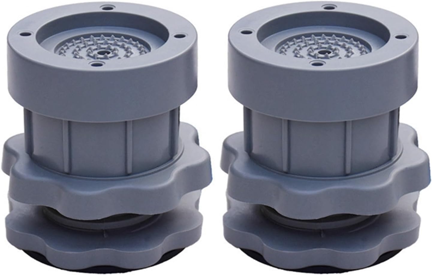 Y50A-16PC Adjustable Heighten Washing Machine Anti Vibration Pad Shock Non Slip Feet Mat Fridge Floor Furniture Protector