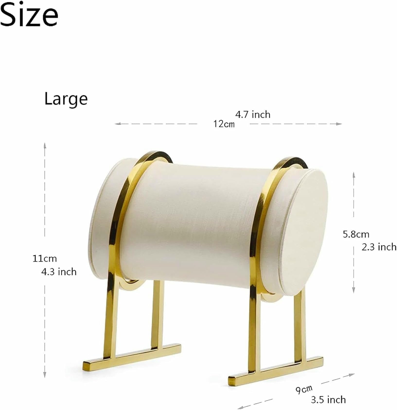 Espositore per Orologi e Gioielli - Espositore Porta Braccialetti in Metallo per collane, Orecchini, Anelli - Espositore per Gioielli da 5 Pollici (1 Pezzo Grande)
