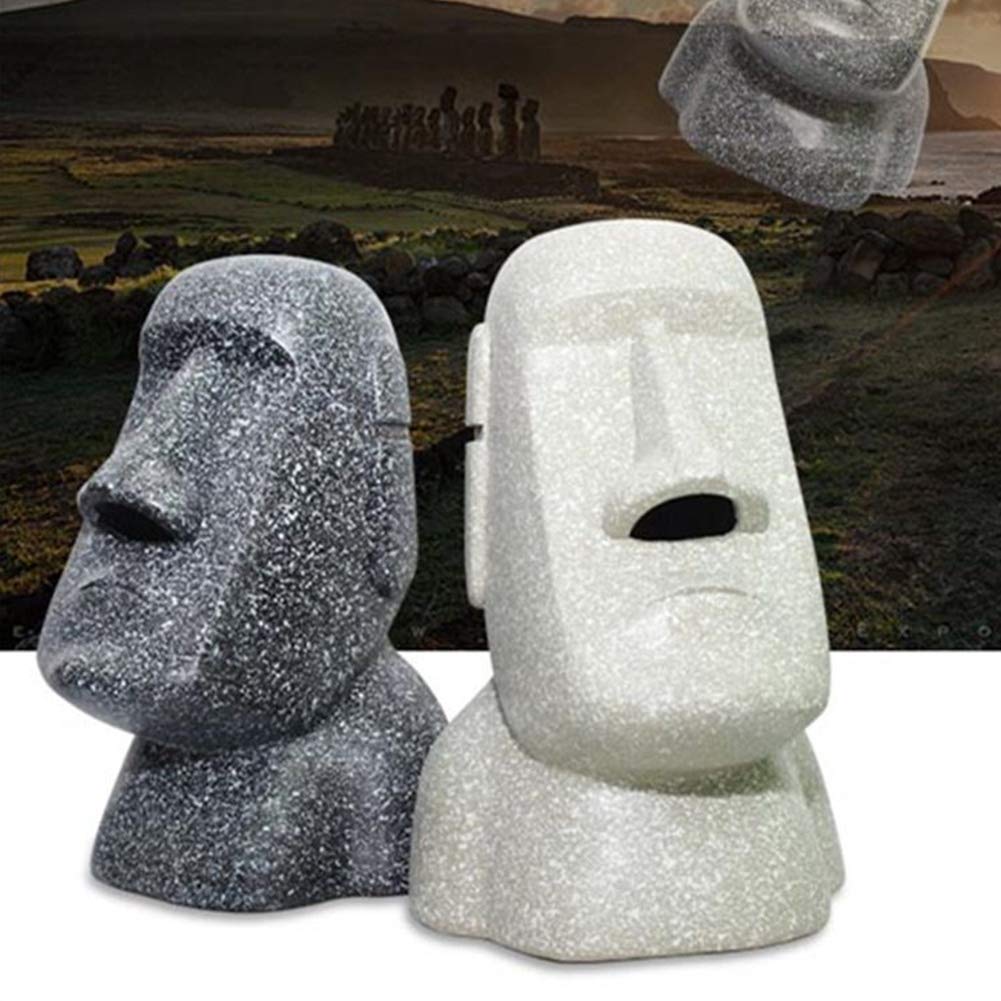 Forart Easter Island Moai Monolith Sculpture Statue Tissue Box Cover