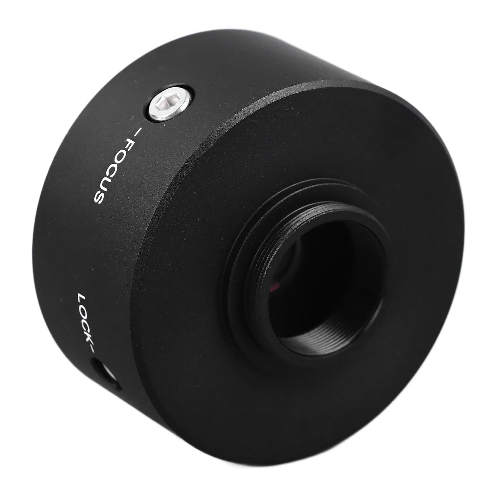 AMONIDA Adapter do Kamery Mikroskopowej 0,5X Adapter Obiektywu z Mocowaniem C o Szerokiej Kompatybilności z Mikroskopami Biologicznymi Materiał Metalowy