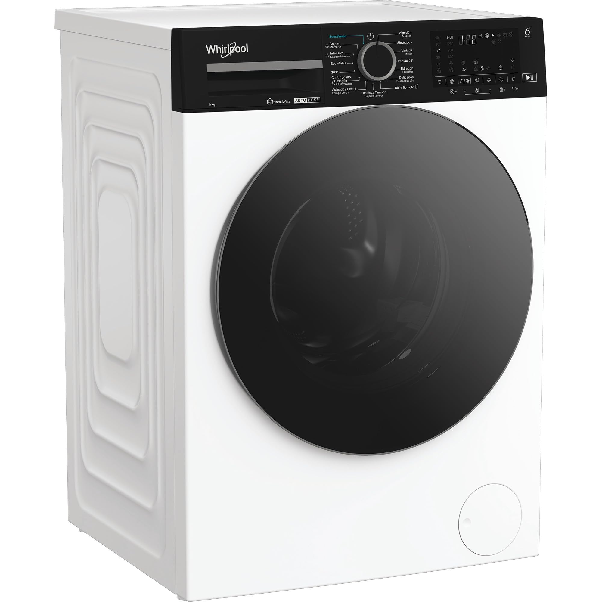 Whirlpool - Lavadora de libre instalación WPM 97W ADS SPT