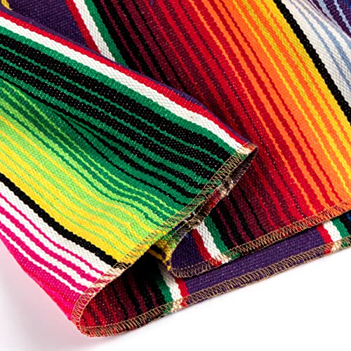 Airooglee Mexican Table Runner 4Pack 14 X 84 Inches Fiesta Mexican Theme Party Decoration For Cinco De Mayo Fiesta Party Serape Zarape Table Runner #TOP5