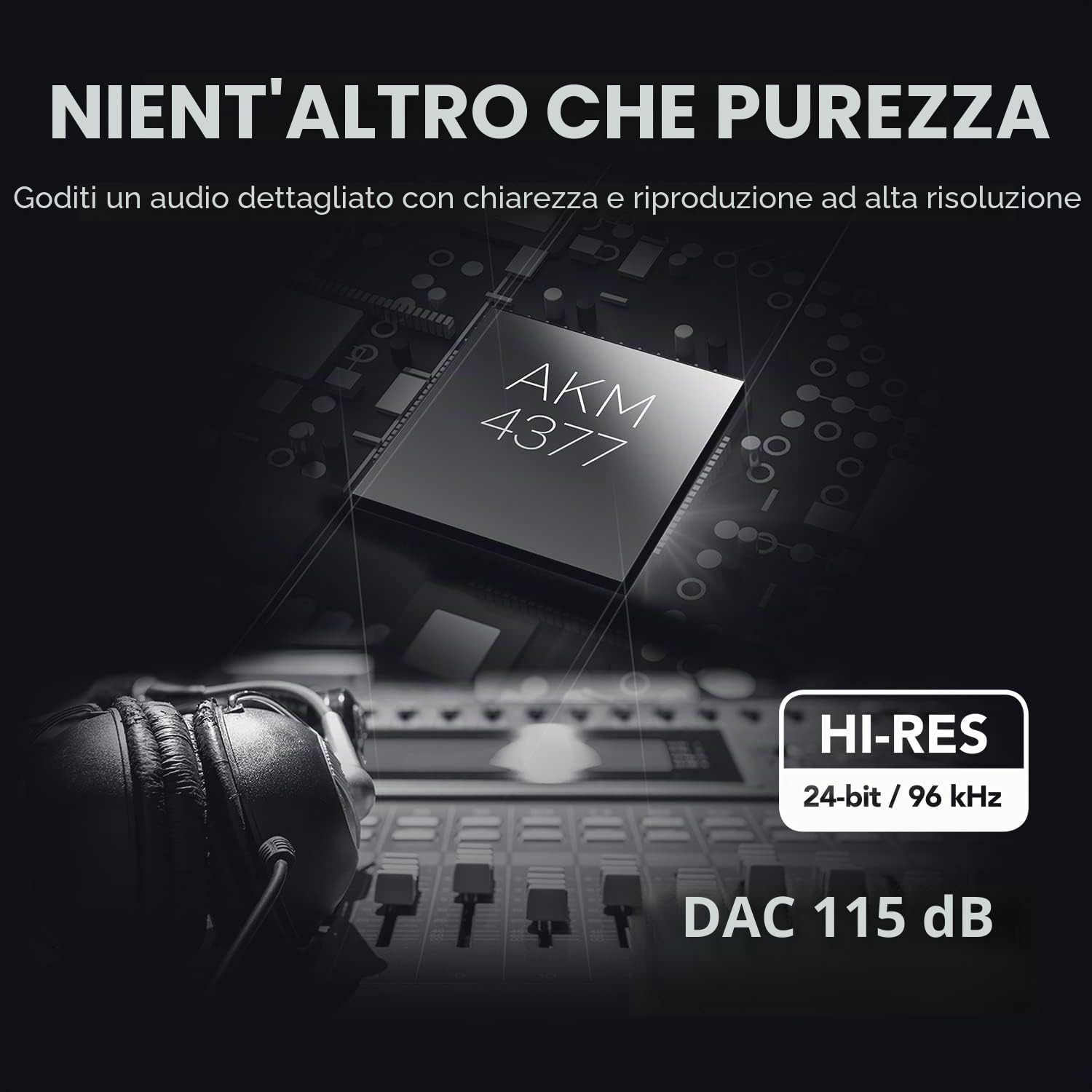 Creative Sound Blaster X1 Hi-RES Super X-Fi DAC Esterno USB e Amplificatore per Cuffie per PC e Mac, Compatibile Anche con PS4, PS5 e Nintendo Switch