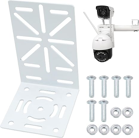 Amazon : CCTV Mount Bracket, L-Shape Security Mount Plate