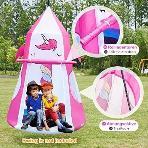 Yorbay Tienda Campaña Infantil para Columpio Nido, Tipi Infantil Funda