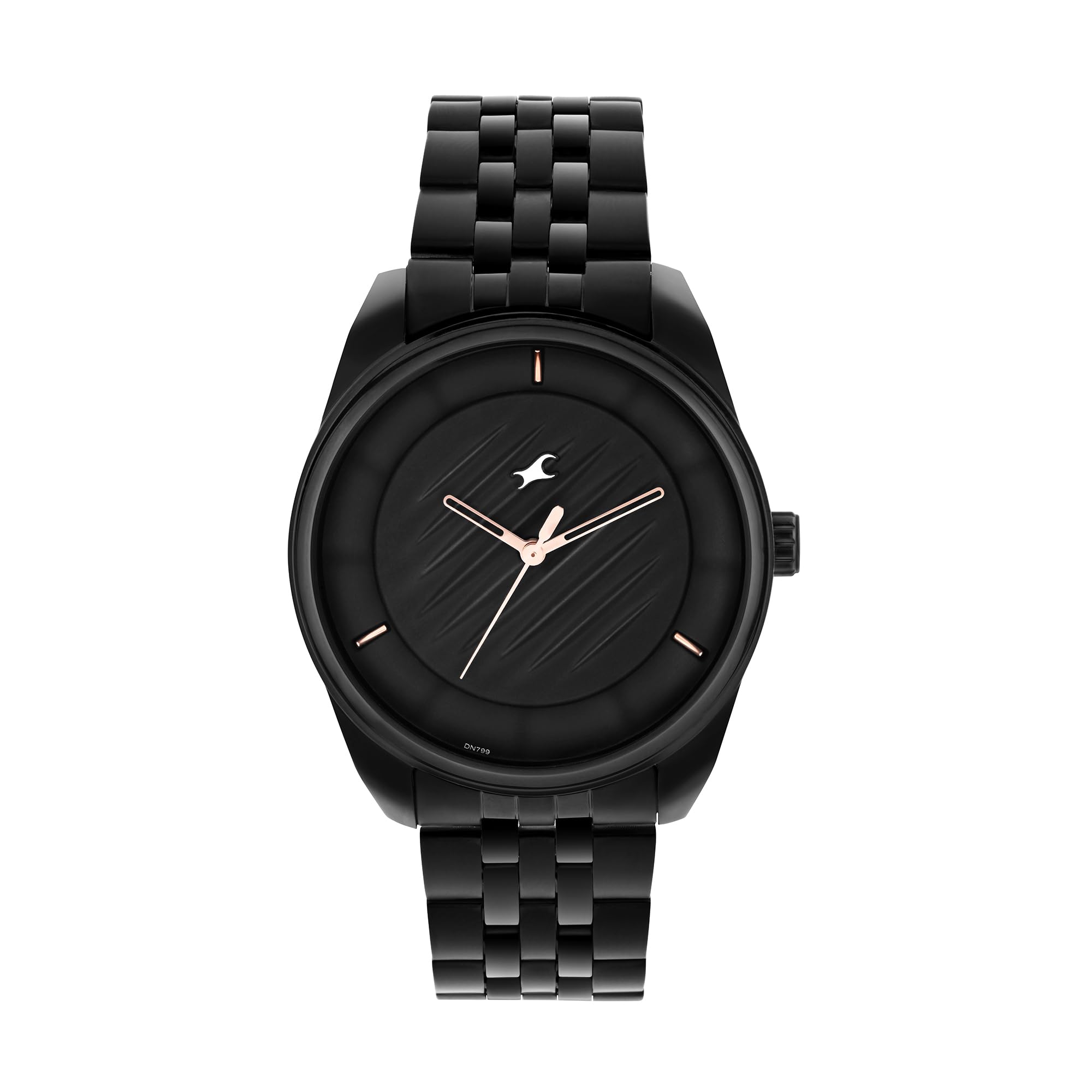 Fastrack Mens Crush Quartz Analog Black Dial Stainless Steel Strap Watch for Guys-3300NM01 (B0C8J4VVKL) Amazon Price History, Amazon Price Tracker
