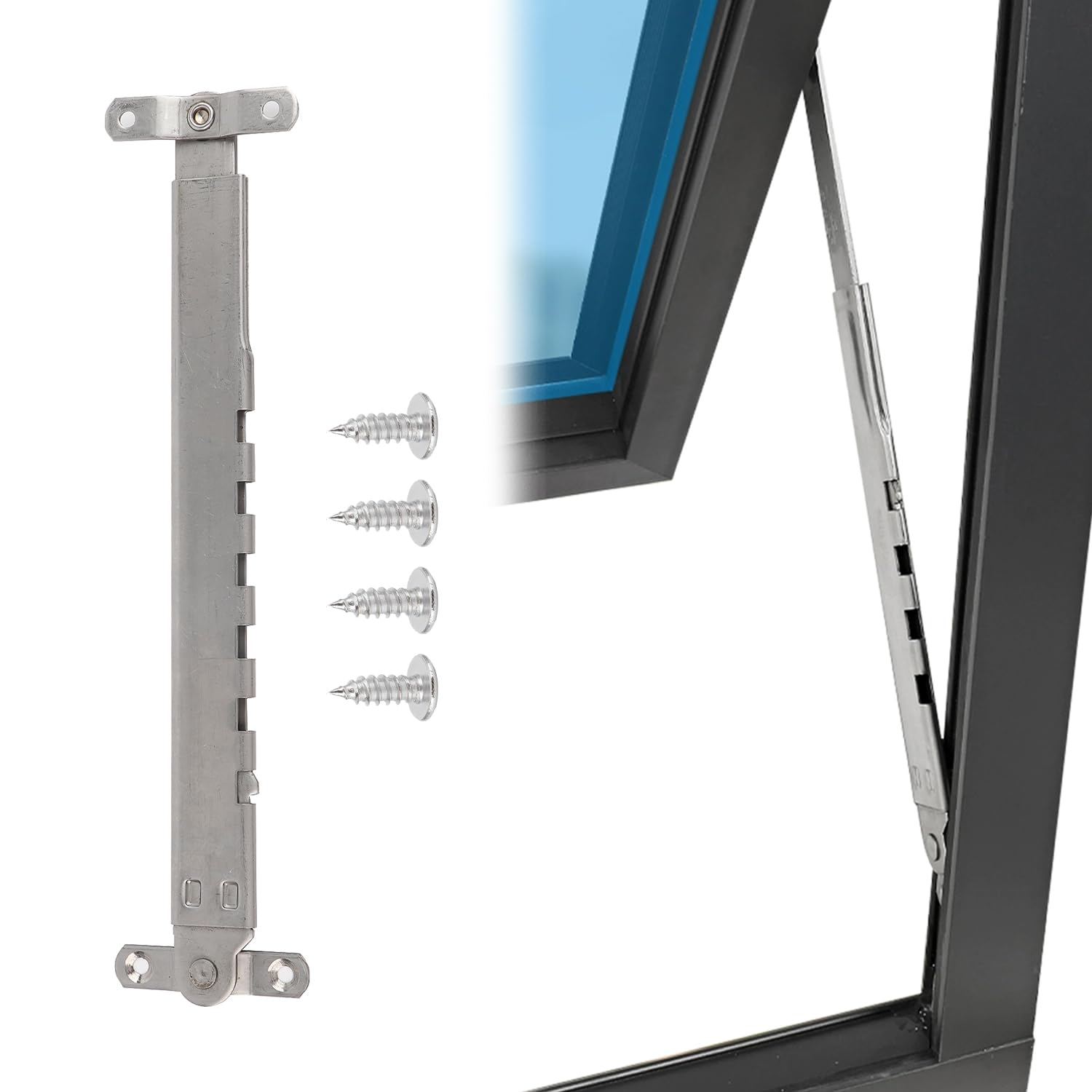 SOPORTE BLANCO BALCONCILLO VENTANA AJUSTABLE EXTENSIBLE HORIZONTAL. Desde 110 Cm Hasta 200cm | Leroy Merlin