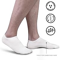 Vista 4 de Tphon Mens No Show Socks, 8 Pairs Non Slip Ankle Socks for Men Low Cut Athletic Liner Sock for Loafer Flats Sneakers