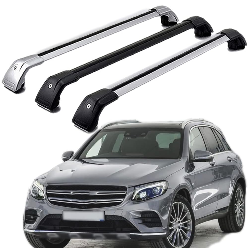 Barre Portabagagli Per Mercedes-Benz GLA H247 (2020-) - Portatutto In Alluminio Nero Con Chiusura Antifurto - Foto 8